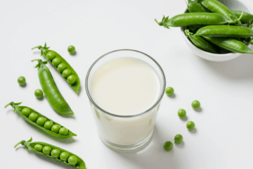 leite de proteína de ervilha